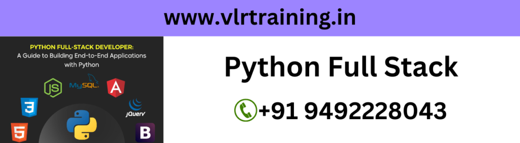 python full stack developer vlr training