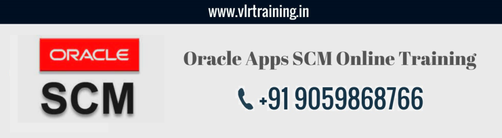 Oracle Apps SCM Online Training