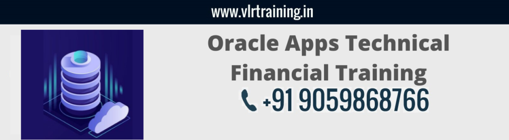 Oracle Apps Technical Financial training