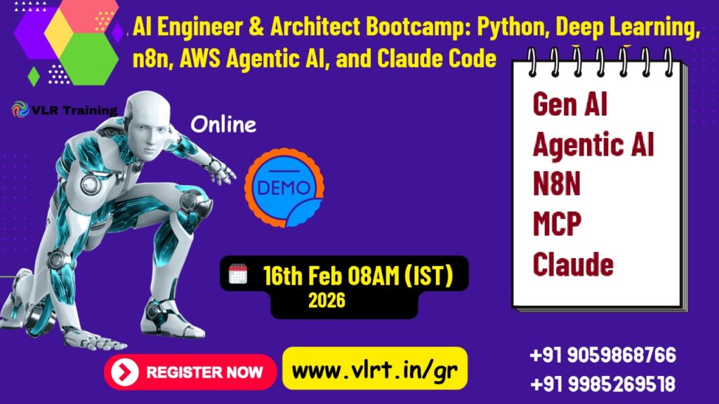 Gen AI + Agentic AI with N8N + MCP with Claude (Telugu) online training